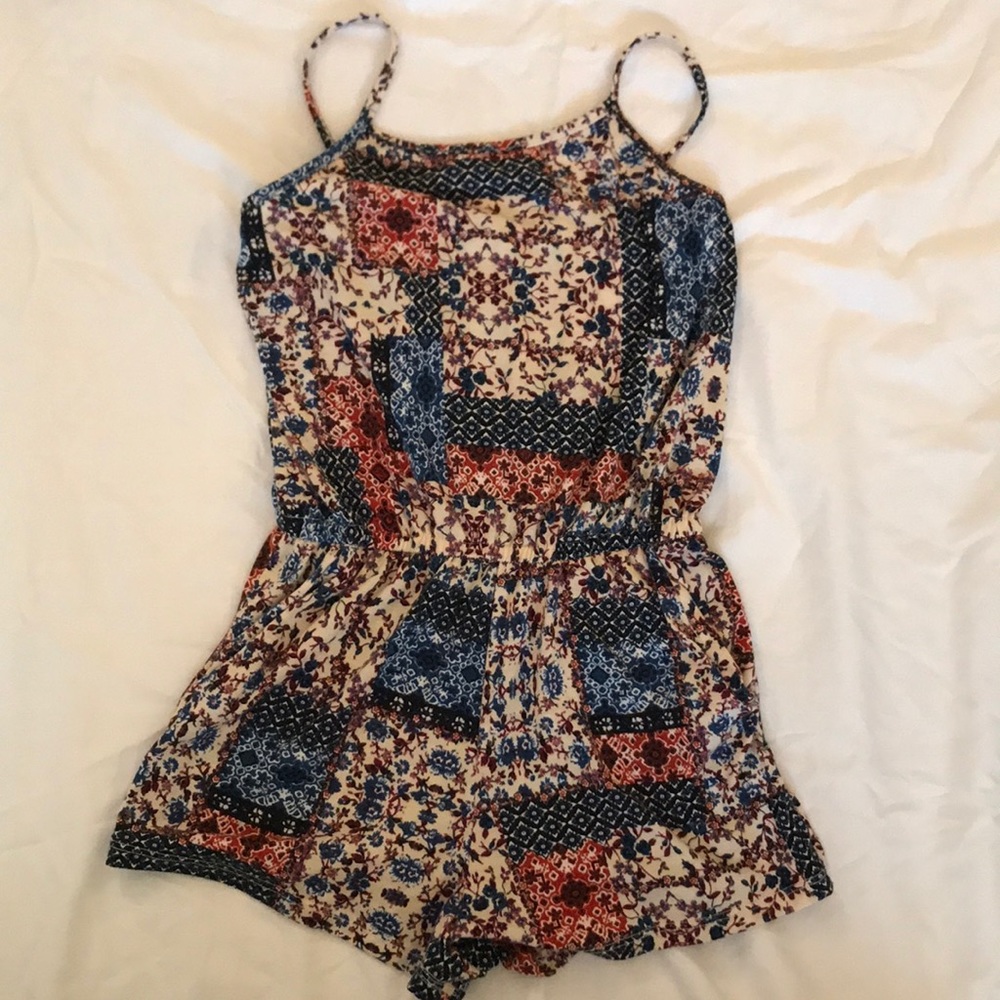 full tilt patterned romper !!
